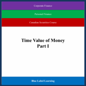 Time Value of Money Part 1