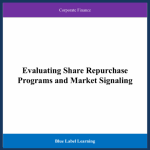Evaluating Share Repurchase Programs and Market Signaling