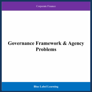 Governance Framework & Agency Problems