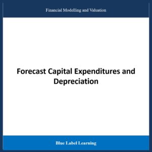 Forecast Capital Expenditures and Depreciation