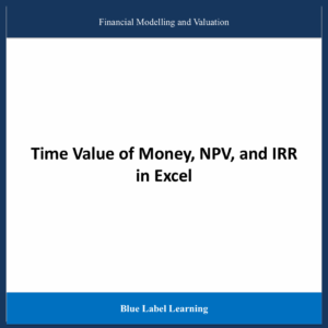 Time Value of Money, NPV, and IRR in Excel